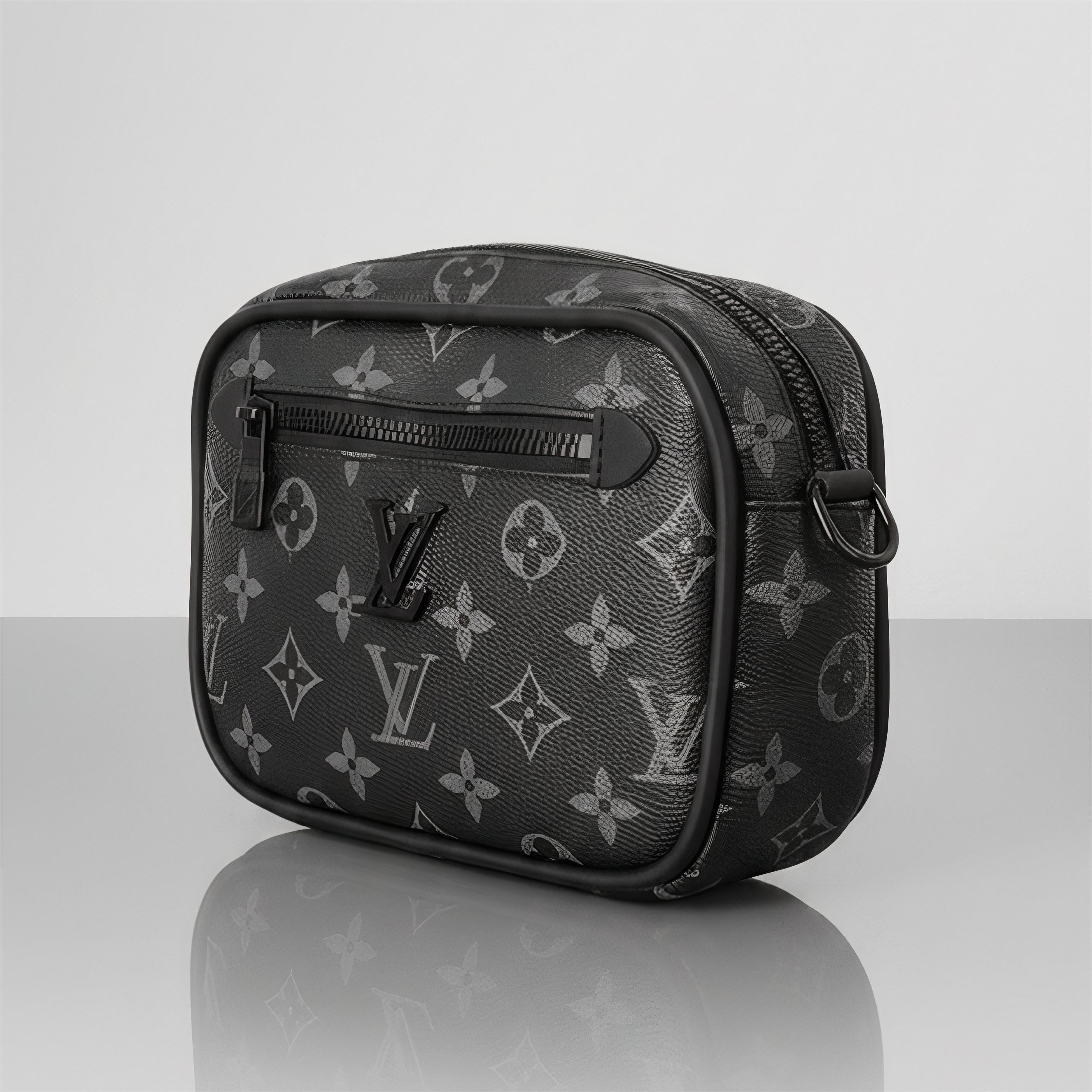 Sacoche LV Simple Noir-gris - NOBLE VAULT